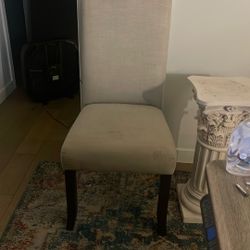 Chairs - Fabric Cream Color - Set Of 4 Available 