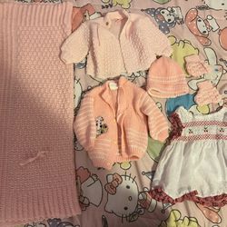 Vintage Crochet Baby Clothes