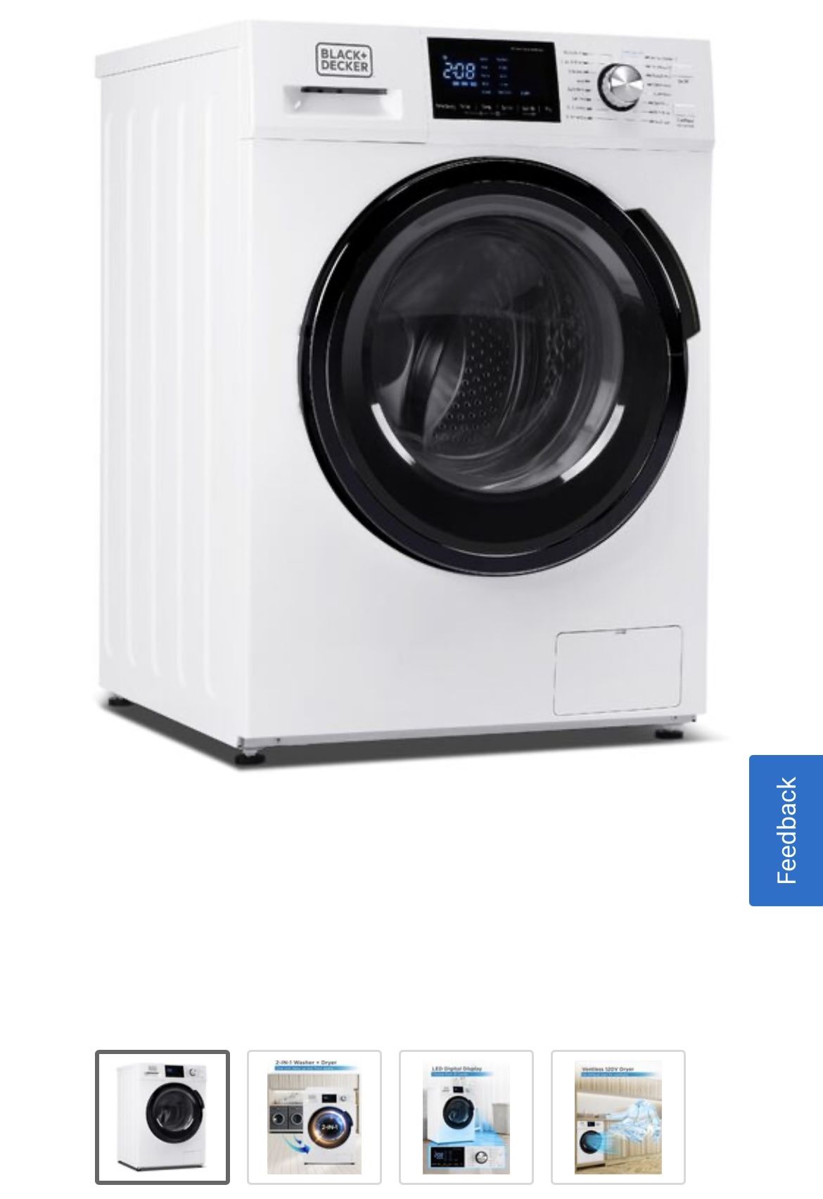 Black+Decker Washer and Dryer Combo set.