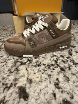 Lv Trainer Sneaker Size 10