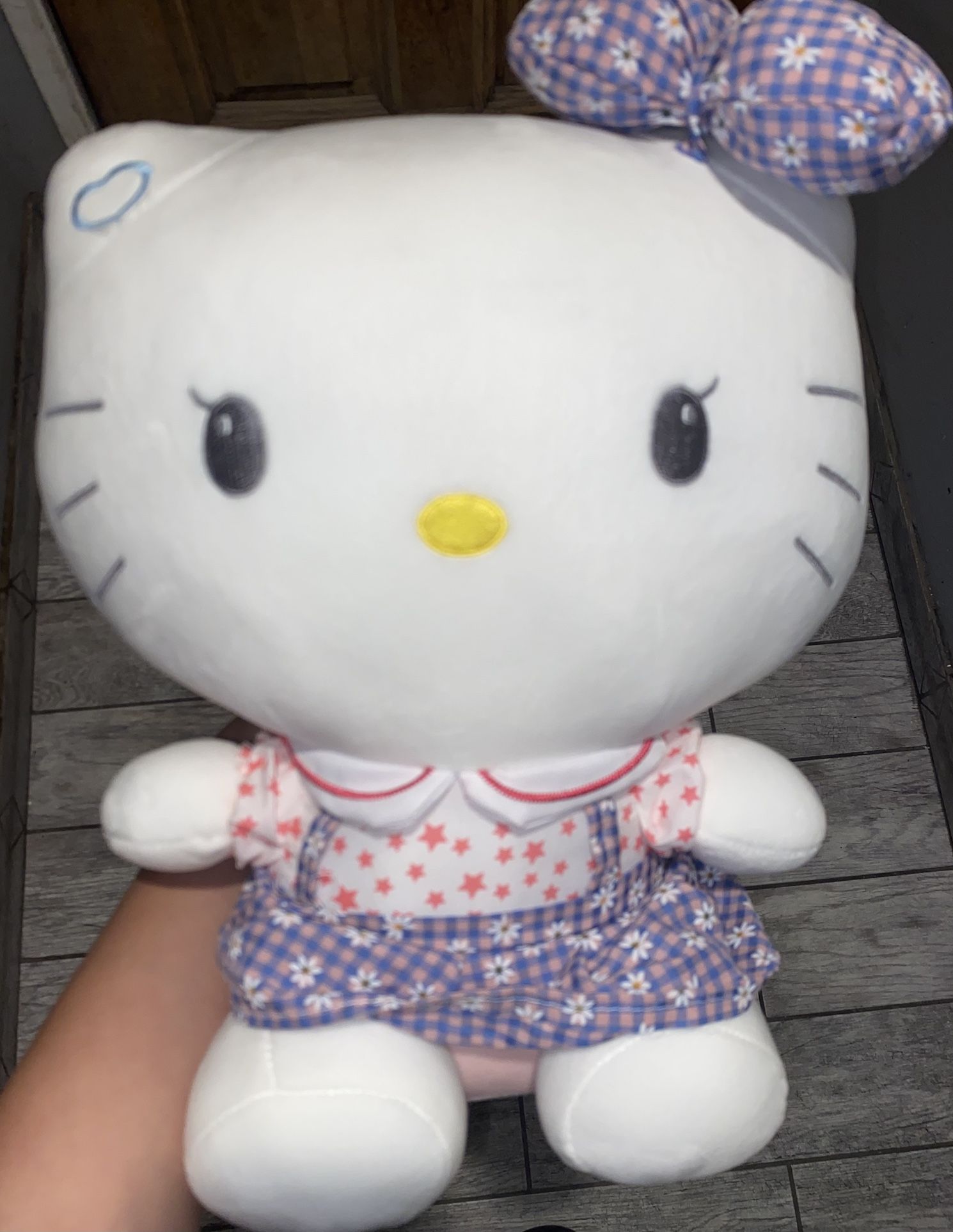 Big Hello Kitty Plushie With Blanket Included