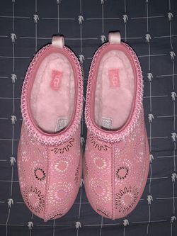 UGG Kids' Tazz Sun Stitch Slippers Horizon Pink Size: 6 Kids / 8 Women