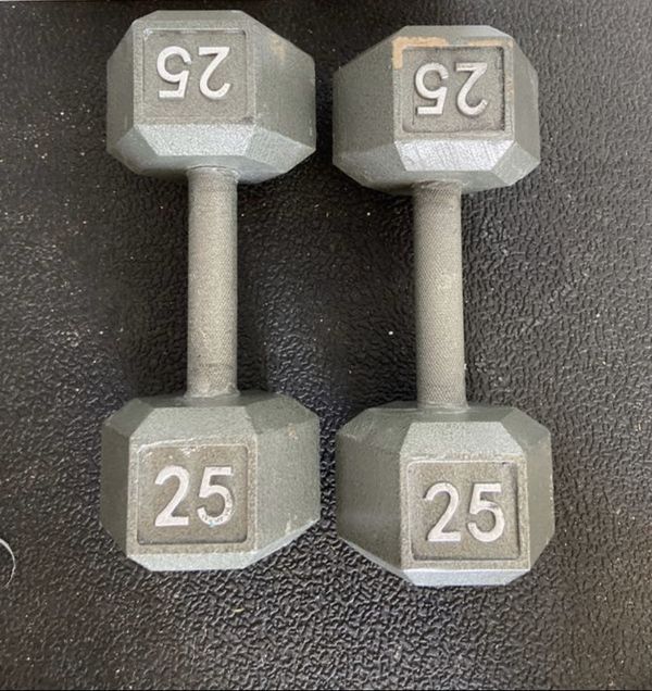 25 LB dumbbells weights for Sale in Houston, TX OfferUp