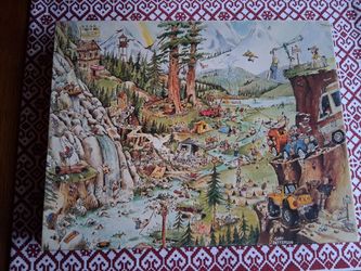 Vintage Great Outdoors by Gary Patterson 550 Piece Puzzle