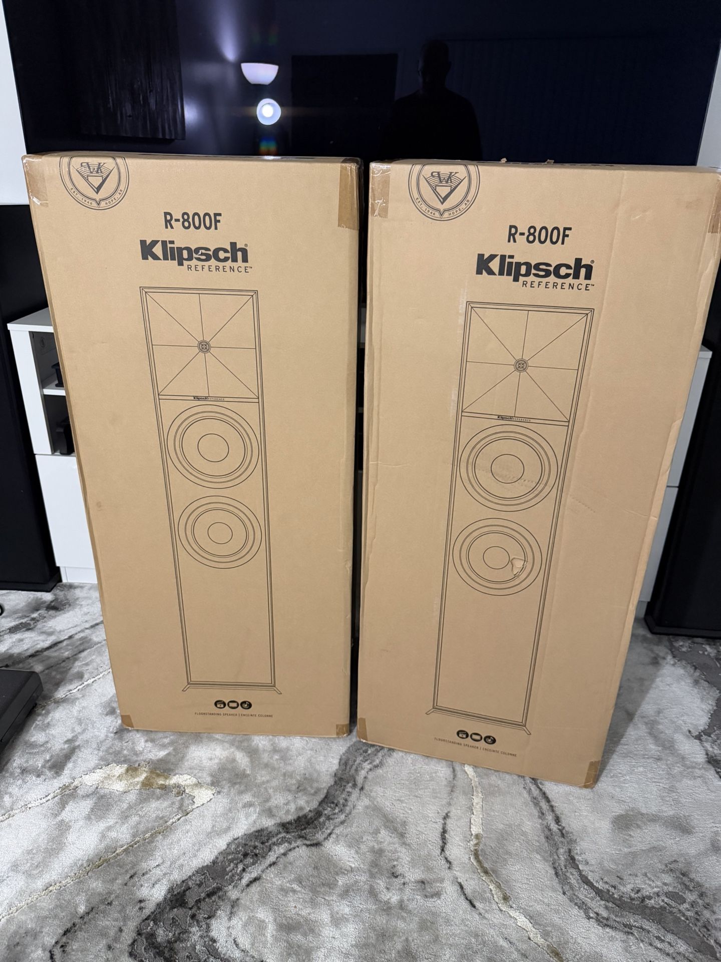 Klipsch R-800F Factory Sealed New