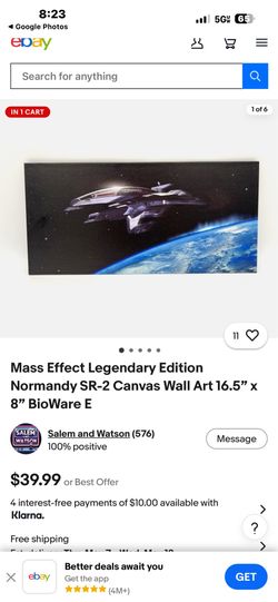 NORMANDY SR-2 CANVAS WALL ART