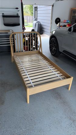 Premium Twin Bed Frame from Crate and Barrel
