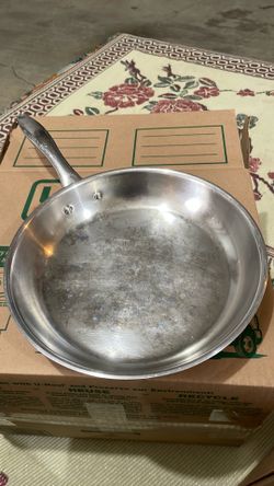 11” copper bottom stainless steel pan