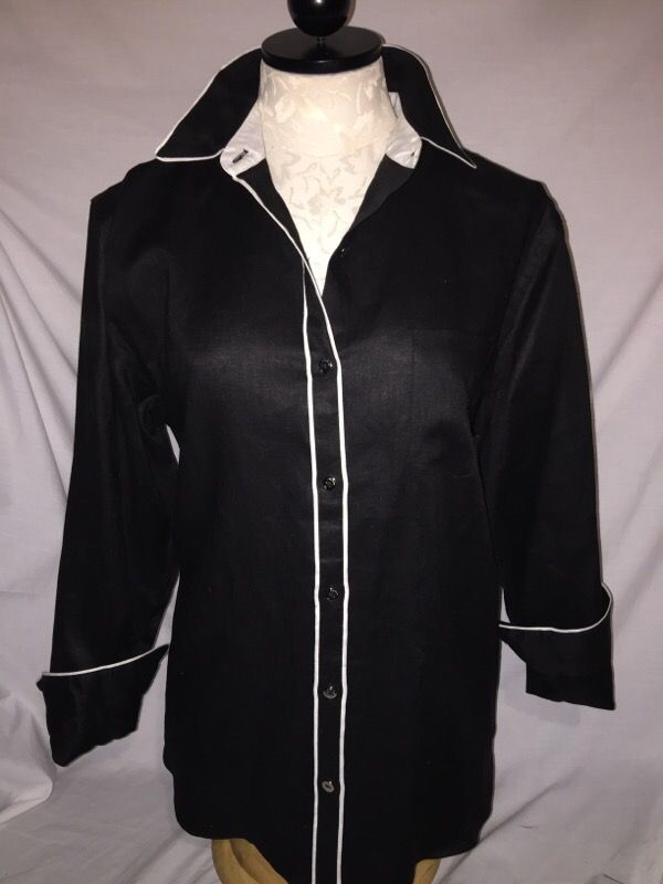 Womens Ralph Lauren button down shirt new size L "very nice"