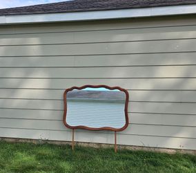 Mirror and Bed Frame