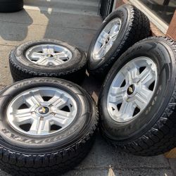 Chevy Silverado Wheels Texas LT 275/70/18” Goodyear 