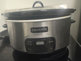 Crockpot 8qt Programmable Slow Cooker