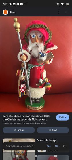 1850 The Christmas Legends nutcracker. Series S645. Signed