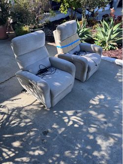 2 Fully Operational Power Recliners - Best Offer