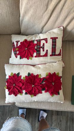 Festive pillows