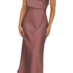 Dress For Women In Dusty Rose