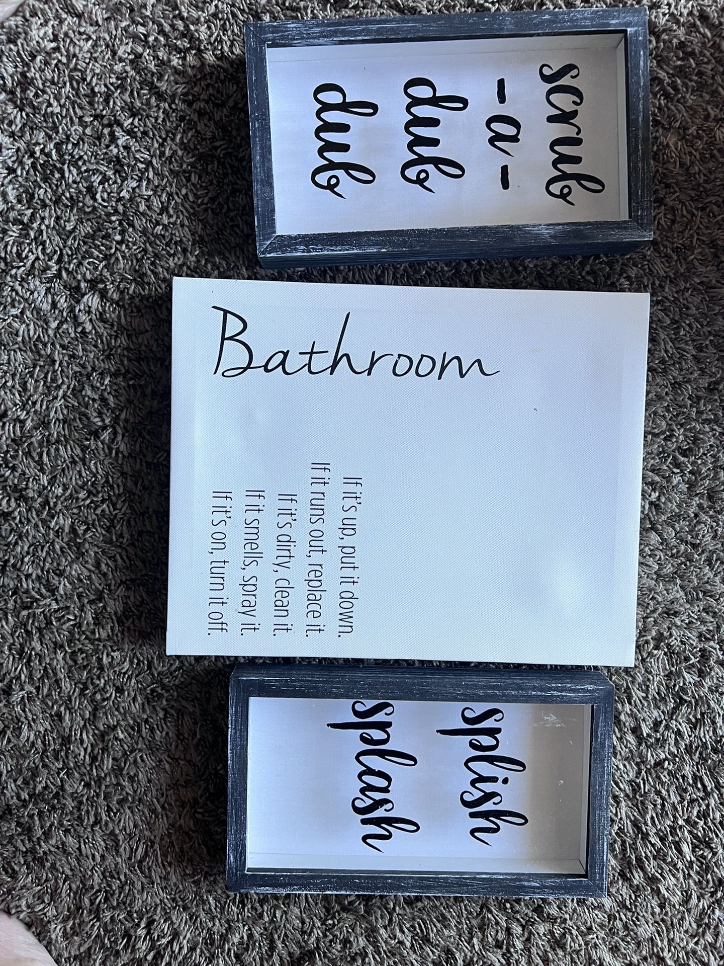 Bathroom Signs