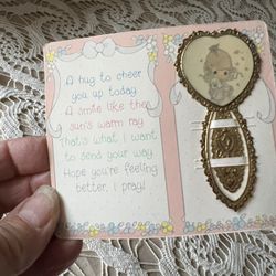 Gold Tone Precious Moments Vintage Book Mark