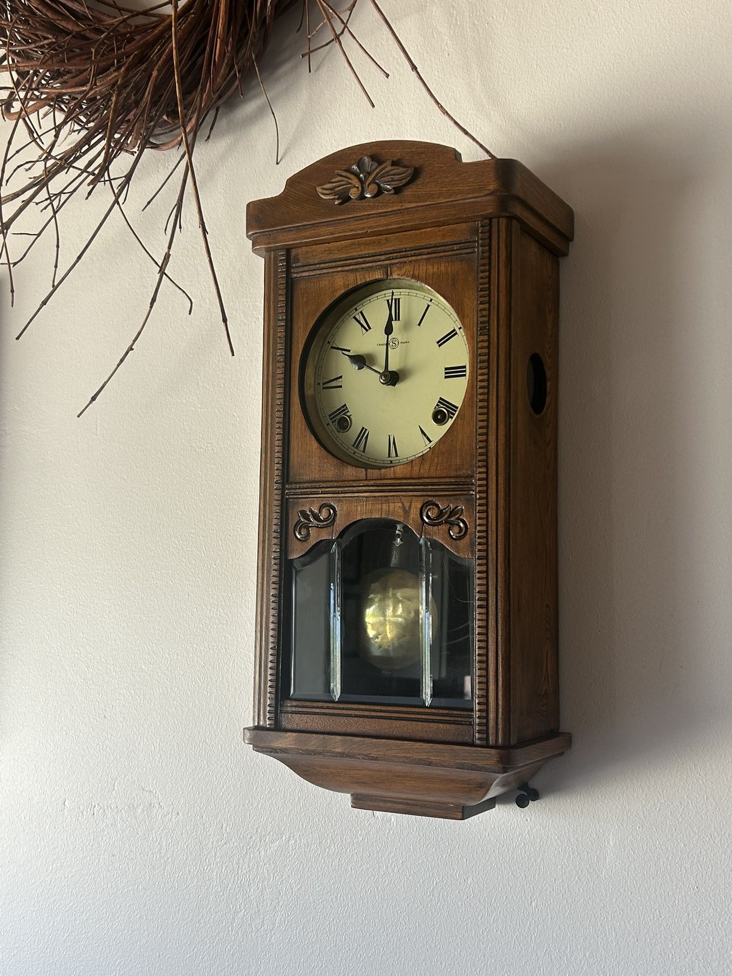 Antique Regulator Clock