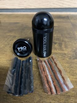 Pro Bike Tool Tyre Repair Kit MTB, Road Bicycle Fix a Puncture, Metal Canister! MTB, Road,