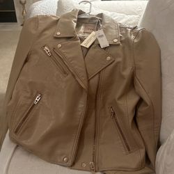 Leather Jacket Anthropology Brand 