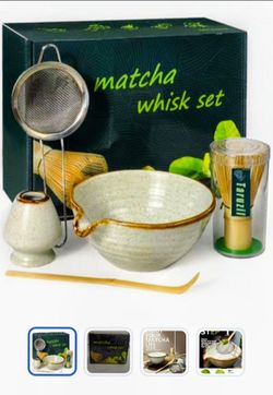 Matcha Whisk Set with Bowl and Accessories