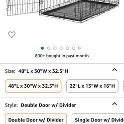 Very Large Dog Crate $50 OBO 