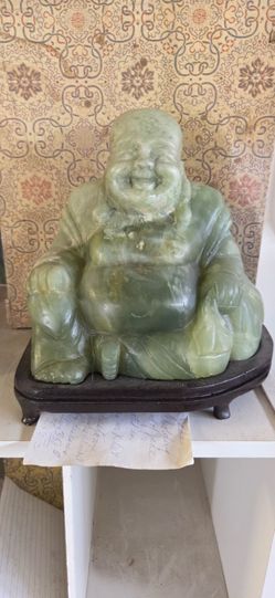 Vintage estate sale Jade Buddha