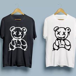 Cartoon Bear And Letter Graphic Tee, Teddy bear Tshirt shirts shirt for  Sale in Yorba Linda, CA - OfferUp