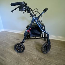 Walker Large Wheels With Seat