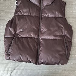Brown Puffer Vest