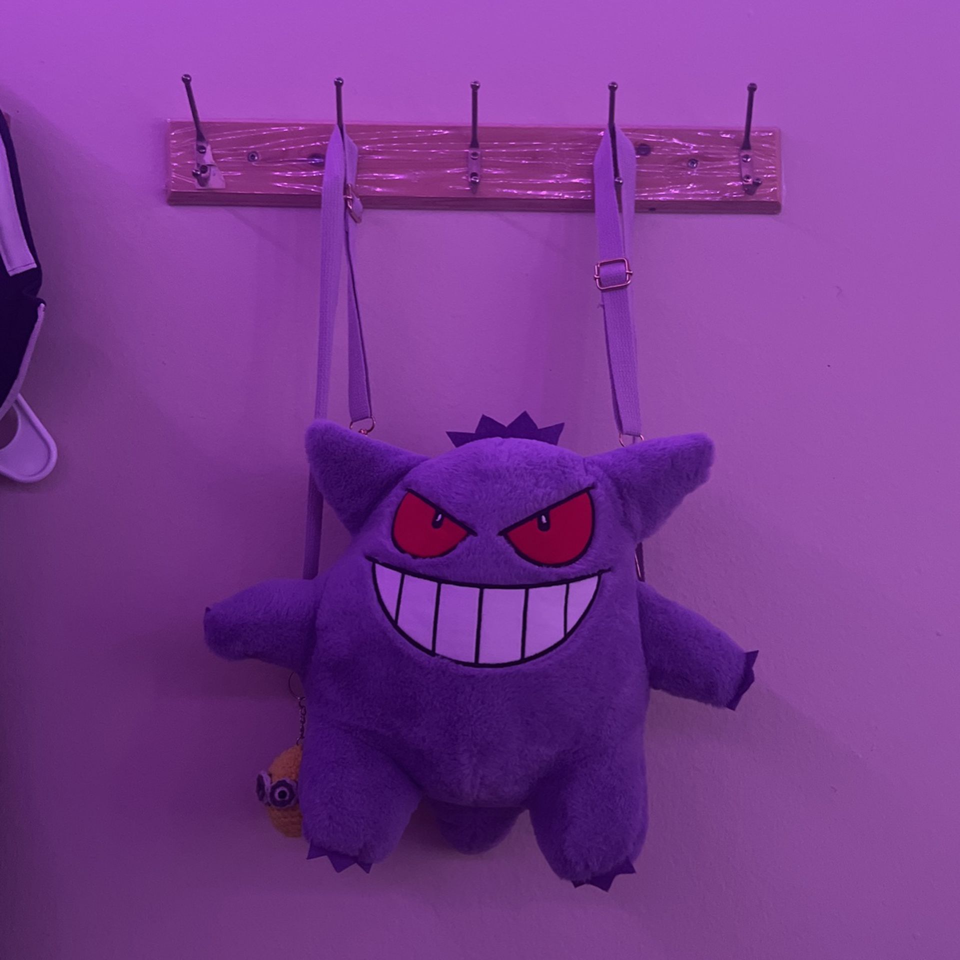 pokemon plush backpack gengar (the minion keychain is NOT included *sorry*)  for Sale in Garden Grove, CA - OfferUp
