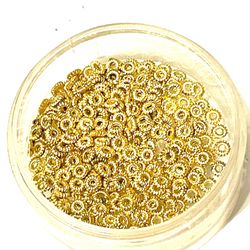 Lot Of Gold tone Spacer Beads