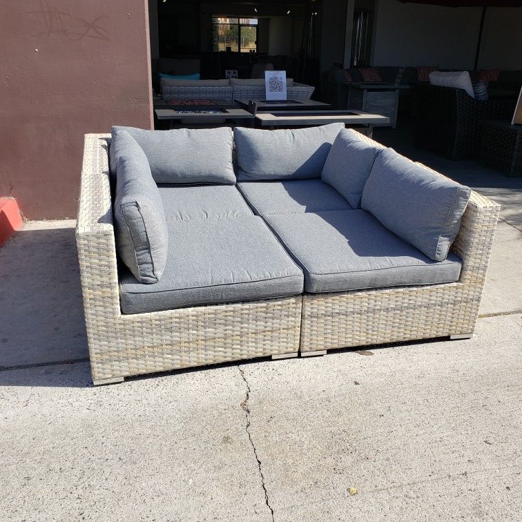 New Outdoor Wicker Patio Furniture Modular Lounge set 