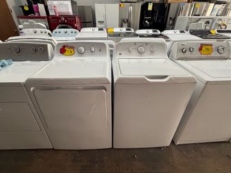 GE Agitator Washer Dryer Set