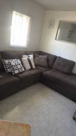 Dark gray Sectional sofa