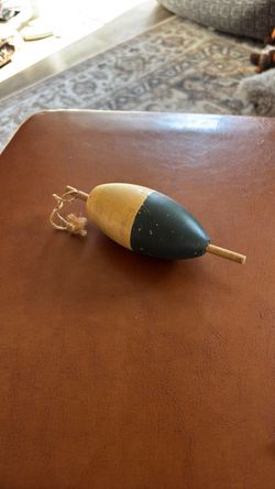 1950s wooden fishing float
