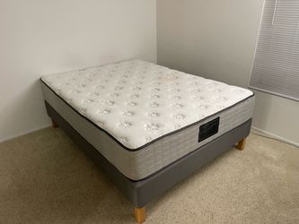 Base: IKEA ESPEVÄR + Mattress: Queen 60”x80”.