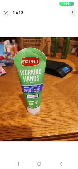 O'Keeffe's Working Hands Night Treatment Hand Cream; 3 oz Tube