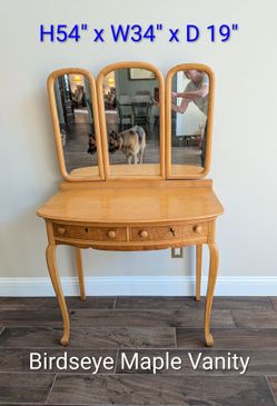 Birdseye Maple Vanity