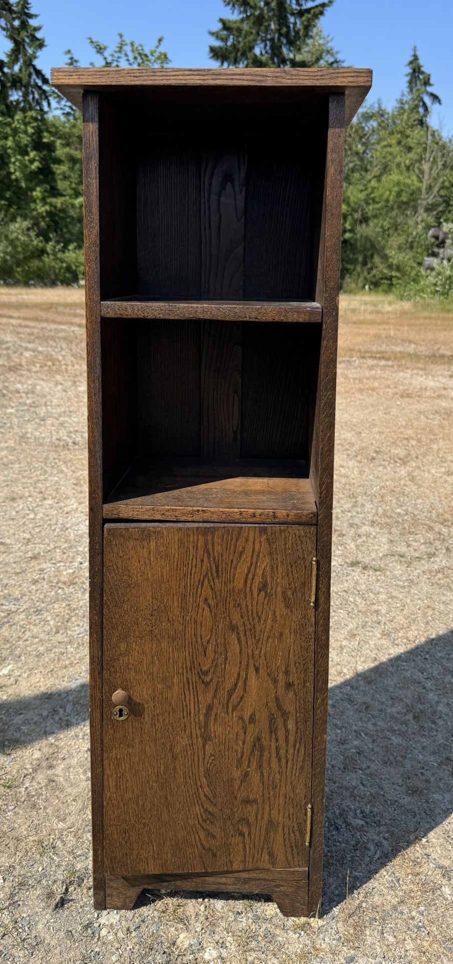 Mission style Oak Cabinet