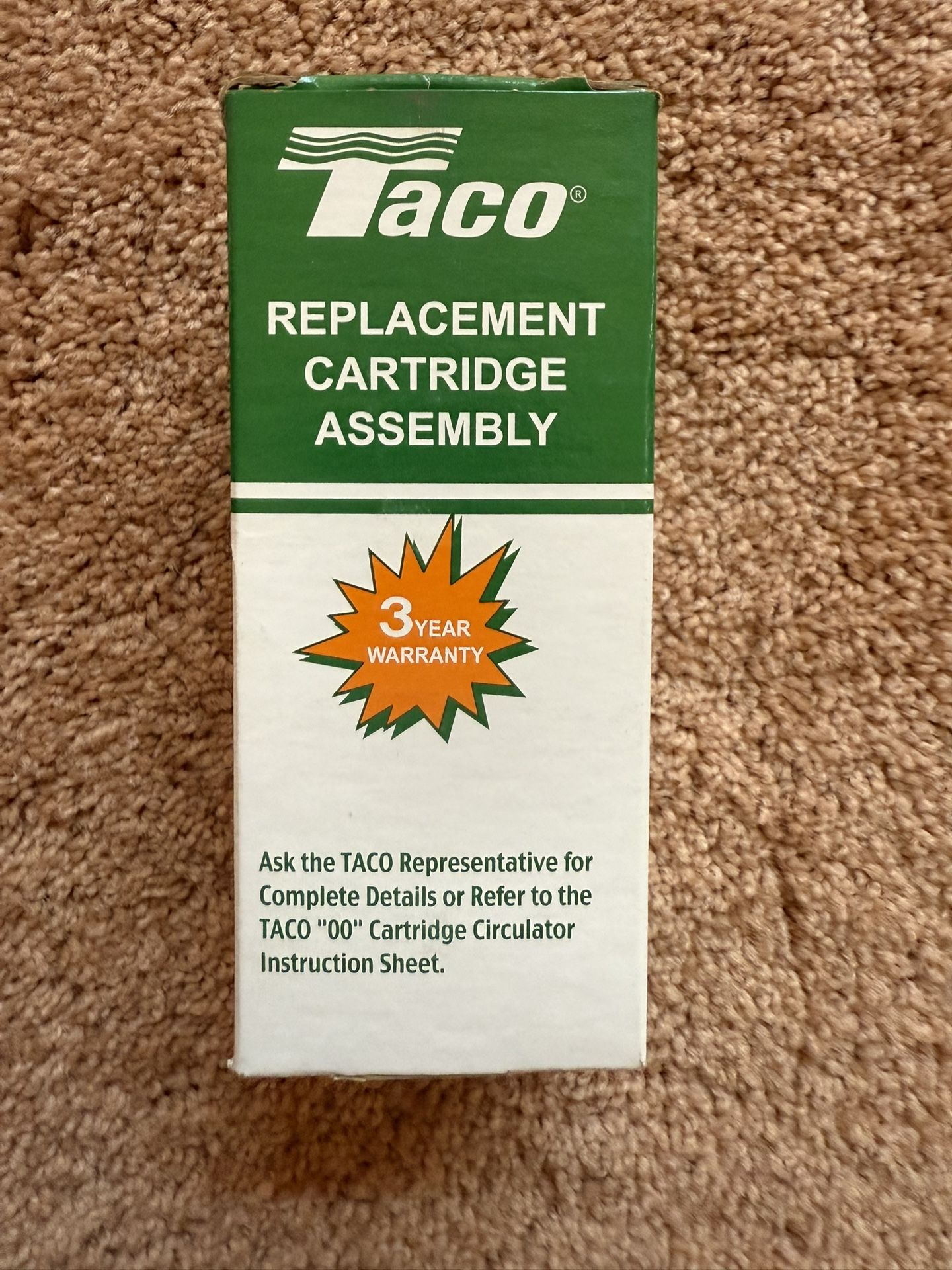 Taco Replacement Cartridge Assembly 005-020RP