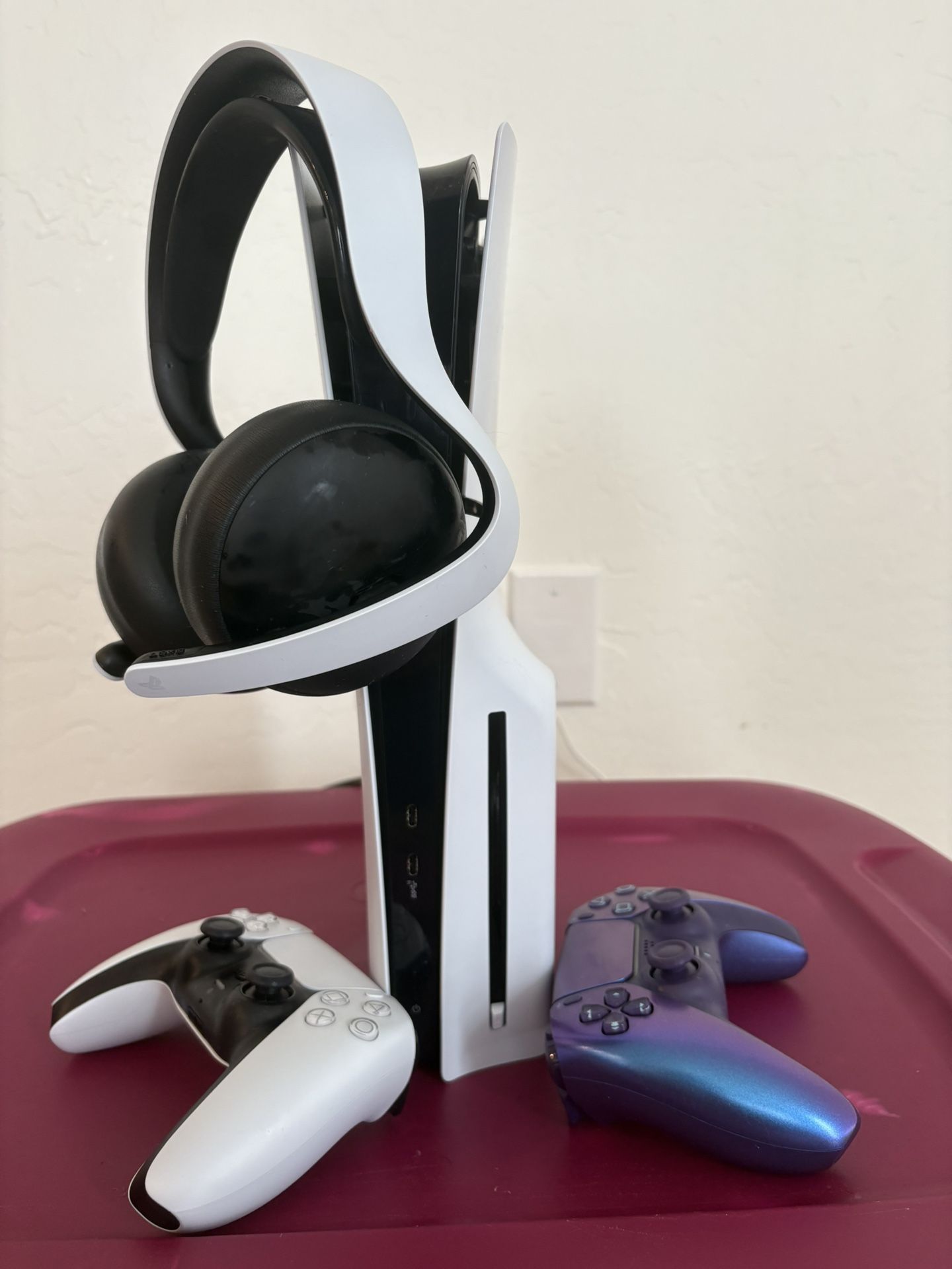 PS5 Gaming set w dual sense chrome controller