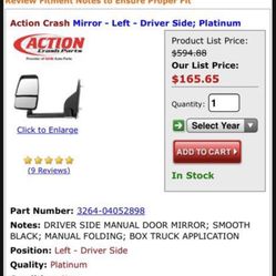 Chevy Side Mirrors
