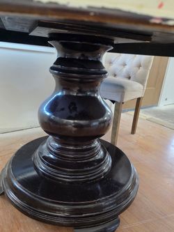 solid wood table