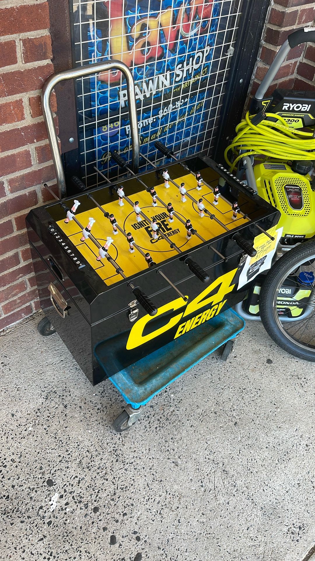 C4 Energy, Foosball Cooler Brand New