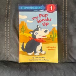 Step 1 The Pup Speaks Up Step Into Reading Phonics Soft Cover Book
