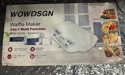 Waffle/sandwich/bbq Maker 