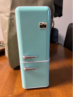Mini Fridge with groceries