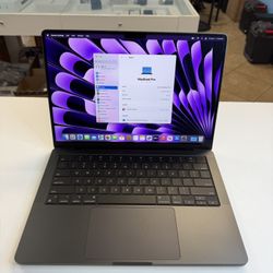 MacBook Pro 14" M3 Pro  18GB RAM, 1TB SSD Battery Cycle 62 Excellent